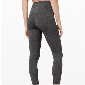 Lululemon align 25” heathered black leggings